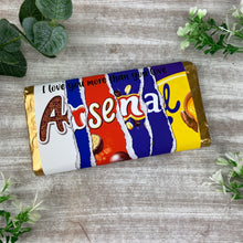 Load image into Gallery viewer, Arsenal FC Chocolate Bar - I Love You More Than...