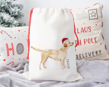 Load image into Gallery viewer, Personalised Dog Christmas Sack