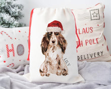 Load image into Gallery viewer, Personalised Dog Santa Sack