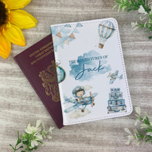 Load image into Gallery viewer, Personalised Aviator Passport Cover-The Persnickety Co