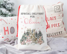 Load image into Gallery viewer, Ballerina Bunny Personalised Santa Sack