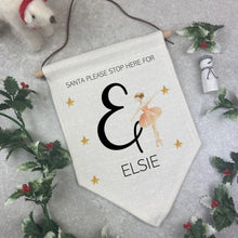 Load image into Gallery viewer, Personalised Santa Stop Here Sign - Nutcracker/ Ballerina