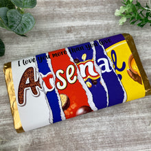 Load image into Gallery viewer, Arsenal FC Chocolate Bar - I Love You More Than...