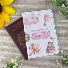 Load image into Gallery viewer, Personalised Aviator Passport Cover