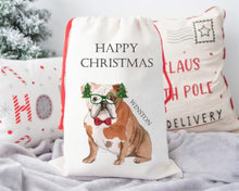 Load image into Gallery viewer, Personalised Dog Christmas Sack