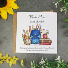 Load image into Gallery viewer, School Leaver Card