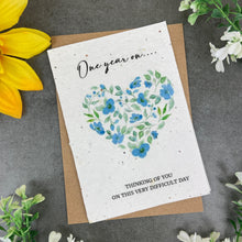 Load image into Gallery viewer, Plantable Heart Sympathy Card-The Persnickety Co