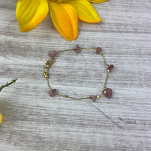 Load image into Gallery viewer, Rose Quartz Crystal Bracelet In Gift Box