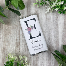 Load image into Gallery viewer, Bridesmaid Gift Personalised Mini Chocolate Bar