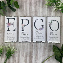 Load image into Gallery viewer, Bridesmaid Gift Personalised Mini Chocolate Bar