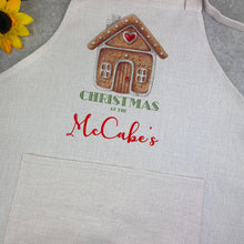Load image into Gallery viewer, Christmas Gingerbread House Personalised Apron