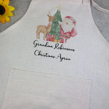 Load image into Gallery viewer, Father Christmas Personalised Apron