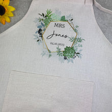 Load image into Gallery viewer, Personalised Wedding Apron