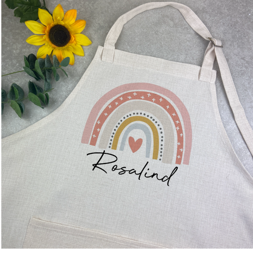 Personalised Rainbow Apron-The Persnickety Co