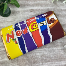 Load image into Gallery viewer, Newcastle United Chocolate Bar - I Love You More Than...