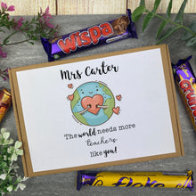 Load image into Gallery viewer, Personalised Teacher Chocolate Box