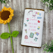 Load image into Gallery viewer, First Day Of School Personalised Chocolate Bar-The Persnickety Co