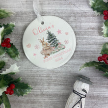 Load image into Gallery viewer, Baby's First Christmas Bauble - Ballerina Bunny