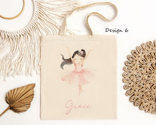 Load image into Gallery viewer, Personalised Ballerina Tote Bag