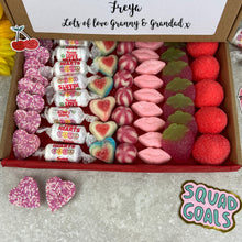 Load image into Gallery viewer, Personalised Valentine’s Sweet Box