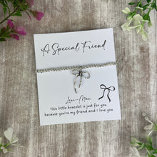 Load image into Gallery viewer, A Special Friend Bracelet – Whimsical Bow Beaded Bracelet