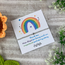 Load image into Gallery viewer, Thank you for being such an important part of my story Beaded Bracelet