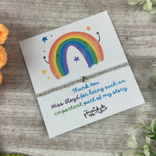 Load image into Gallery viewer, Thank you for being such an important part of my story Beaded Bracelet-The Persnickety Co