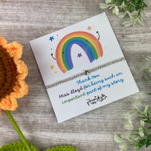 Load image into Gallery viewer, Thank you for being such an important part of my story Beaded Bracelet