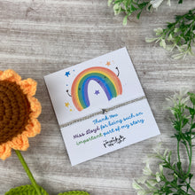 Load image into Gallery viewer, Thank you for being such an important part of my story Beaded Bracelet