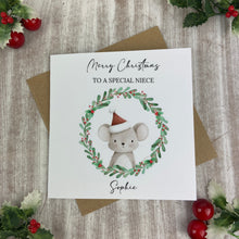 Load image into Gallery viewer, Personalised Festive Friends  Christmas Card
