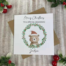Load image into Gallery viewer, Personalised Festive Friends  Christmas Card