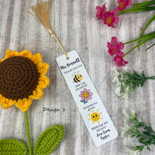 Load image into Gallery viewer, Cute Personalised Teacher Bookmark