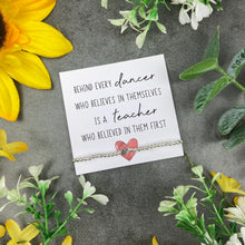 Load image into Gallery viewer, Dance Teacher Gift- Beaded Bracelet