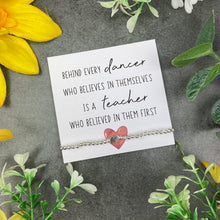 Load image into Gallery viewer, Dance Teacher Gift- Beaded Bracelet