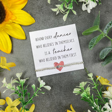 Load image into Gallery viewer, Dance Teacher Gift- Beaded Bracelet