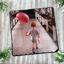 Load image into Gallery viewer, Personalised Big Brother / Big Sister Photo Slate