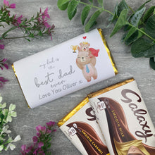 Load image into Gallery viewer, Best Dad Ever Personalised Chocolate Bar-The Persnickety Co
