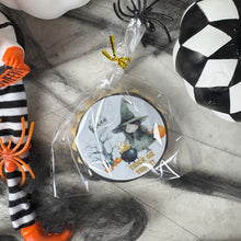 Load image into Gallery viewer, Personalised Cute Witch Halloween Biscuit