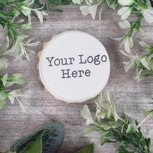 Load image into Gallery viewer, Personalised Logo Biscuits, Custom Business Gifts, Branded Cookies, Corporate Event Gifts, Promotional Biscuits, Add Your Logo
