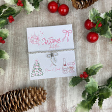 Load image into Gallery viewer, Whimsical Bow Christmas Bracelet