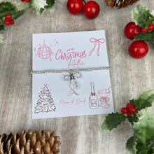 Load image into Gallery viewer, Whimsical Bow Christmas Bracelet