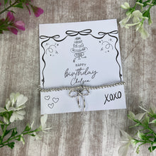 Load image into Gallery viewer, Whimsical Bow Birthday Bracelet