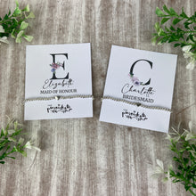 Load image into Gallery viewer, Personalised Bridesmaid Bracelets