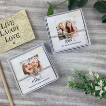 Load image into Gallery viewer, Bridesmaid Heart Bracelet in Gift Box