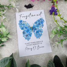 Load image into Gallery viewer, Personalised Memorial Seed Packets Funeral Favour