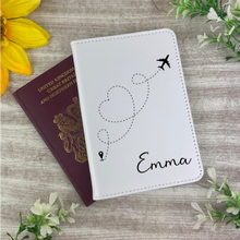 Load image into Gallery viewer, Personalised Love Travel Passport Cover-The Persnickety Co
