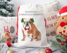 Load image into Gallery viewer, Personalised Dog Christmas Sack