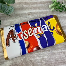 Load image into Gallery viewer, Arsenal FC Chocolate Bar - I Love You More Than...