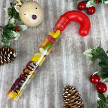 Load image into Gallery viewer, Personalised Candy Cane Tube with Jelly Beans