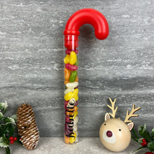 Load image into Gallery viewer, Personalised Candy Cane Tube with Jelly Beans